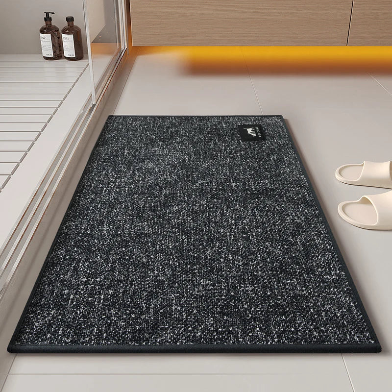 Bathroom Mat Plush Textured Non-Slip Machine-Washable