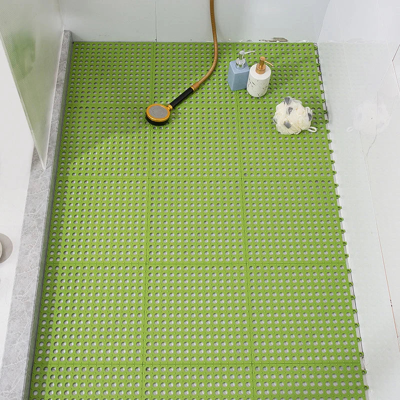Bathroom Mats Non-Slip Fast-Draining Set of 4