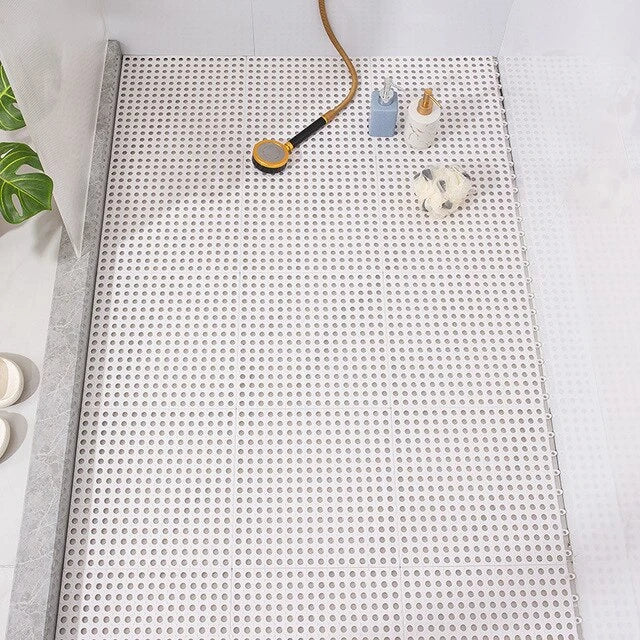 Bathroom Mats Non-Slip Fast-Draining Set of 4
