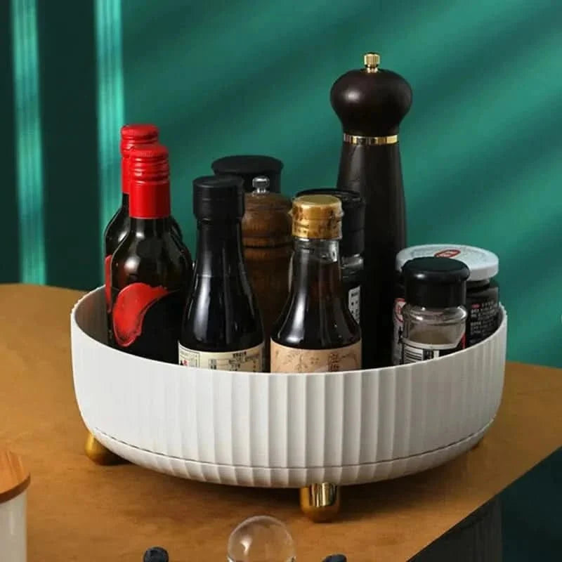 Bathroom Organizer 360° Rotating Space-Saving】【。