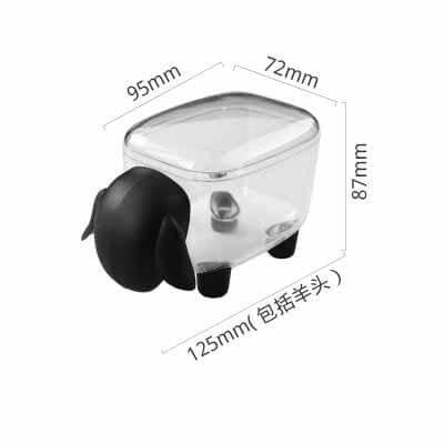 Bathroom Storage Box Sheep-Shaped Compact Organizer