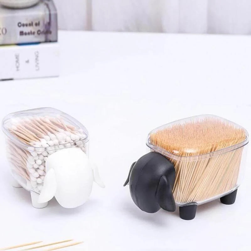 Bathroom Storage Box Sheep-Shaped Compact Organizer