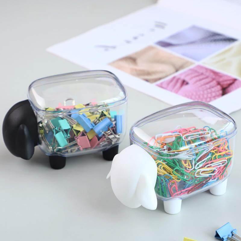 Bathroom Storage Box Sheep-Shaped Compact Organizer