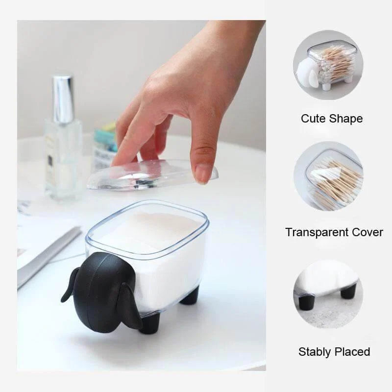 Bathroom Storage Box Sheep-Shaped Compact Organizer