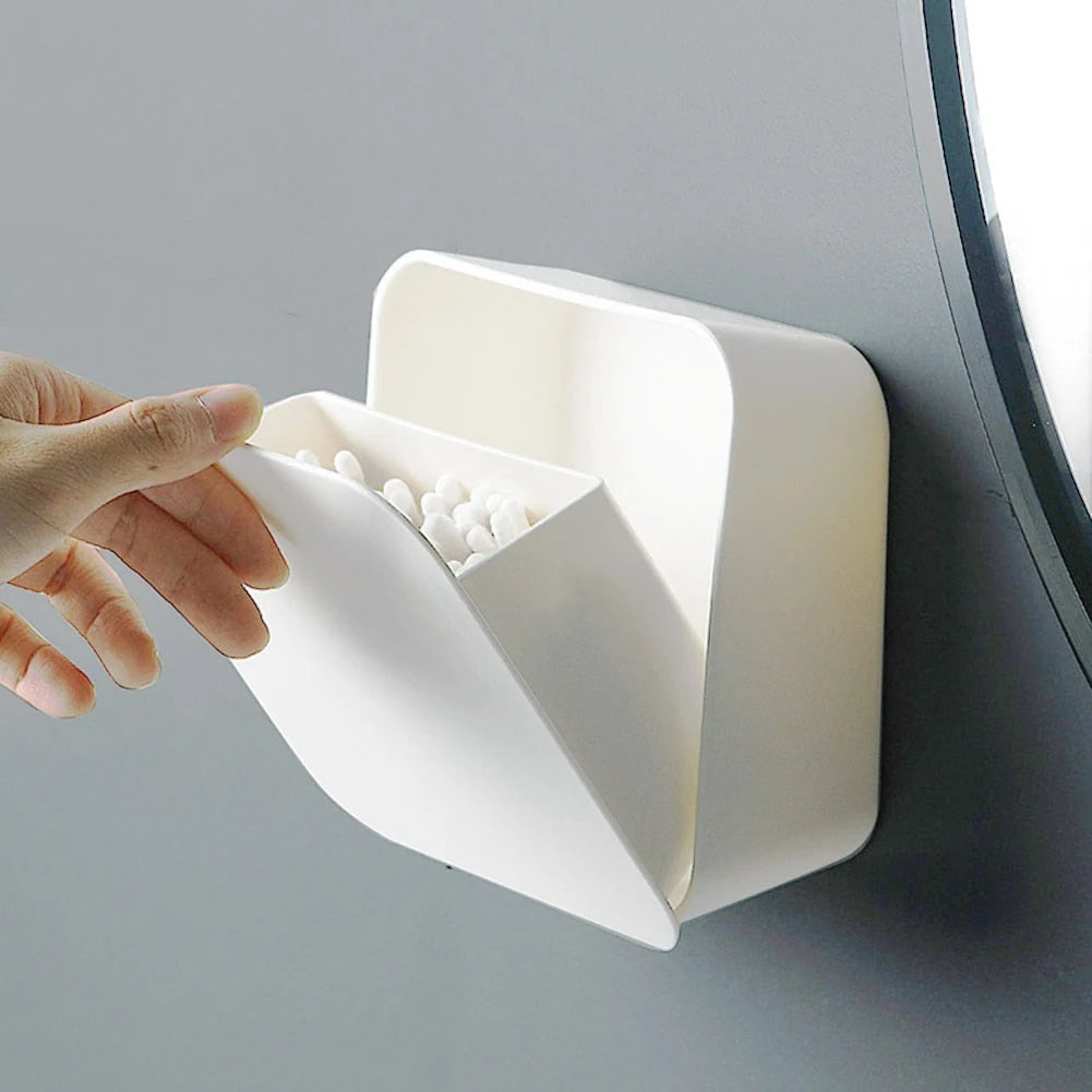 Bathroom Storage Organizer Wall-Mounted No-Drill Waterproof Removable Inner Box