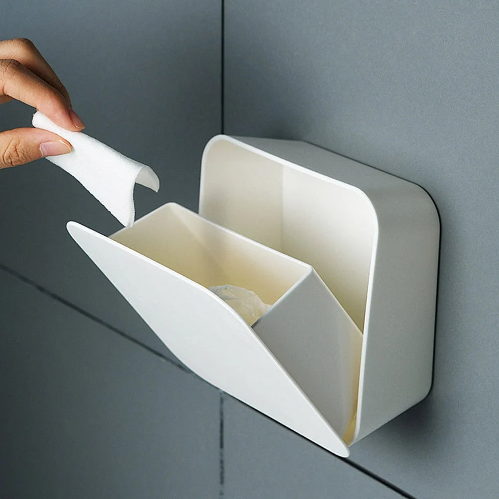 Bathroom Storage Organizer Wall-Mounted No-Drill Waterproof Removable Inner Box