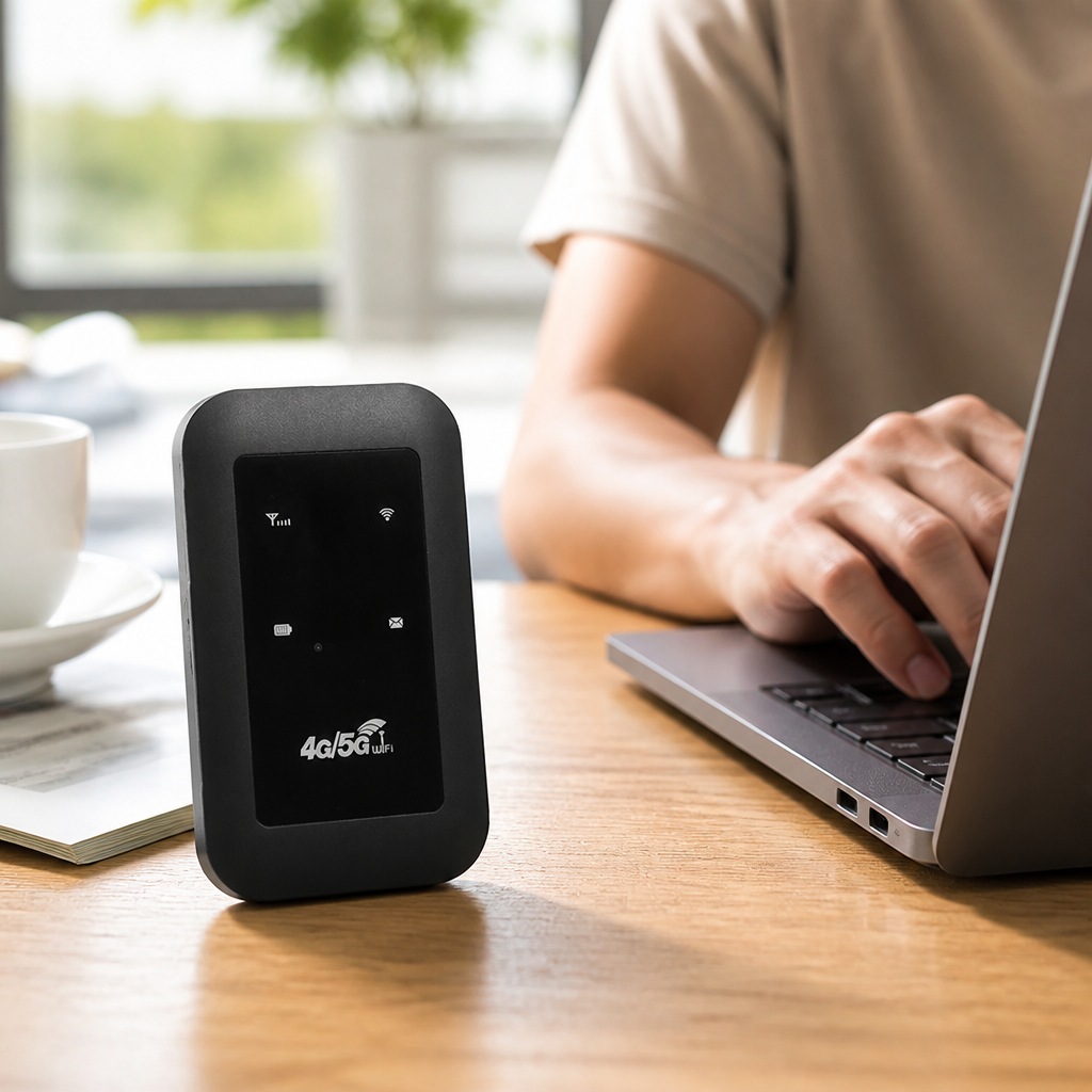 Battery-Powered 4G/5G Portable Router