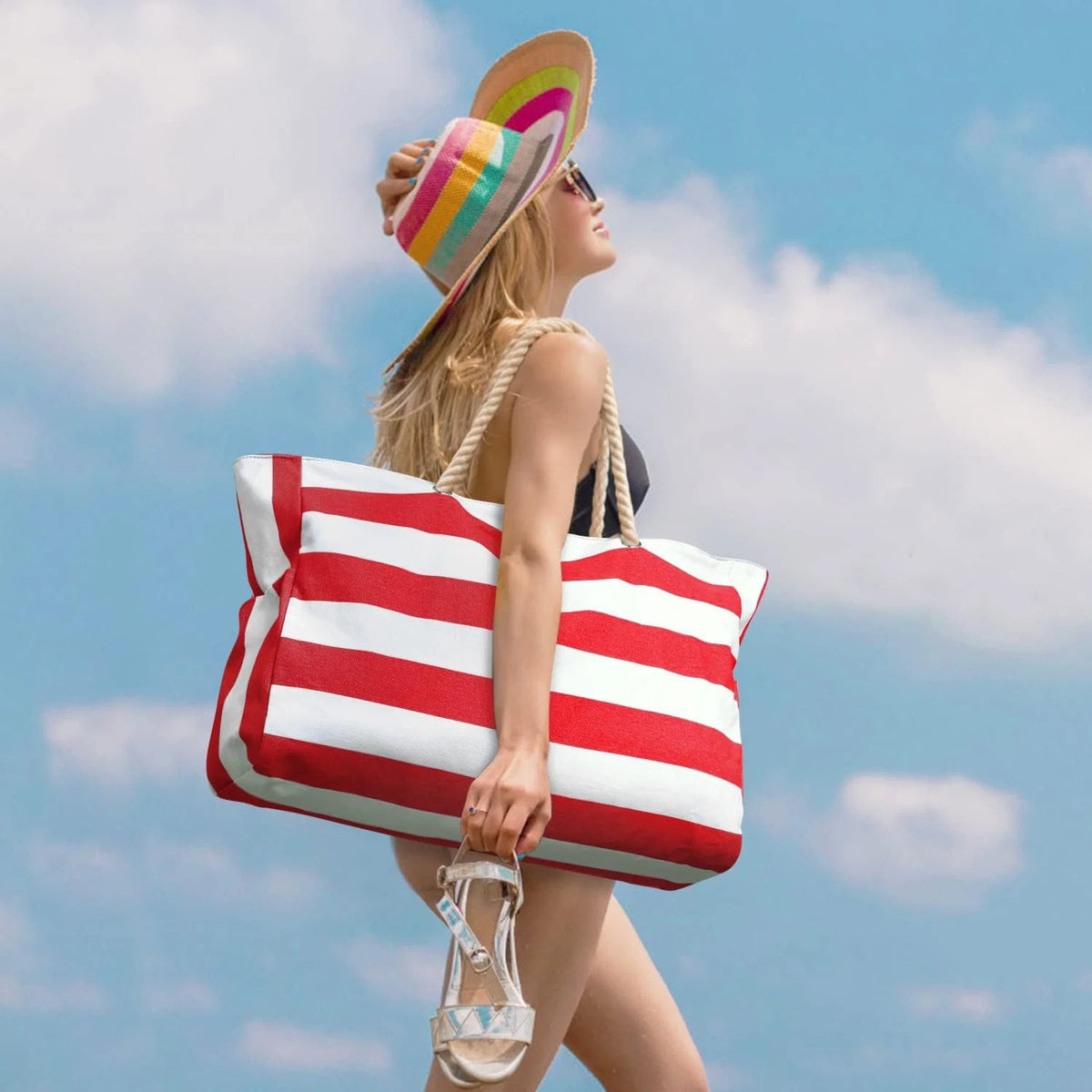 Beach Tote Oversized 20 L Waterproof & Sand-Resistant