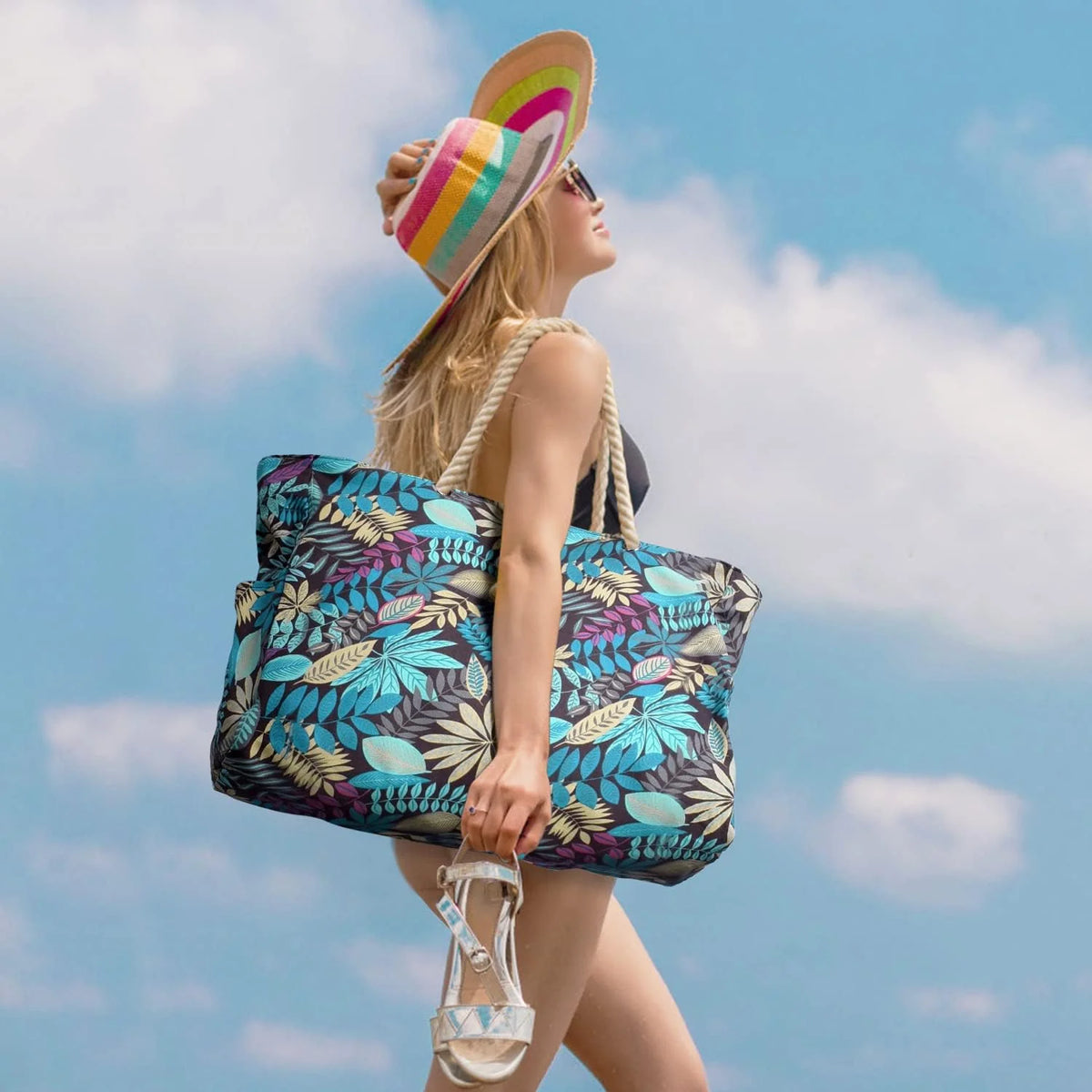 Beach Tote Oversized 20 L Waterproof & Sand-Resistant
