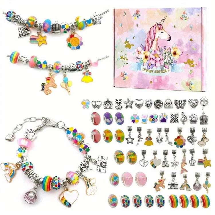 Bead Craft Set Large-Hole Beads String & Storage