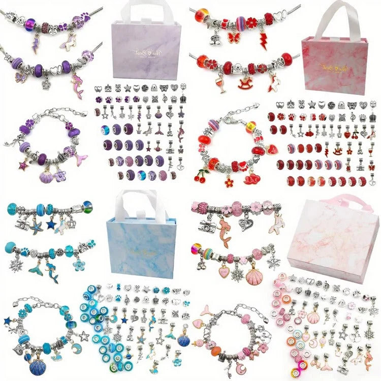 Bead Craft Set Large-Hole Beads String & Storage