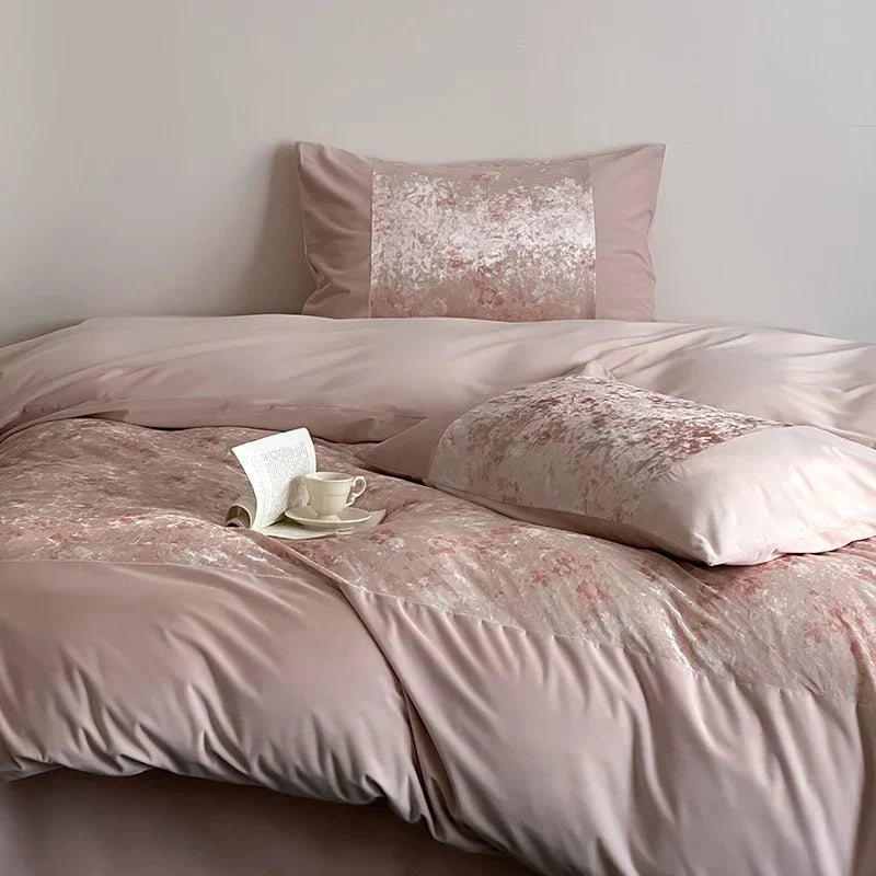 Bed Linen Set Fine Satin Jacquard Breathable & Wrinkle-Resistant