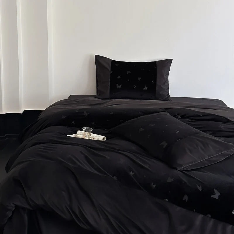 Bed Linen Set Fine Satin Jacquard Breathable & Wrinkle-Resistant