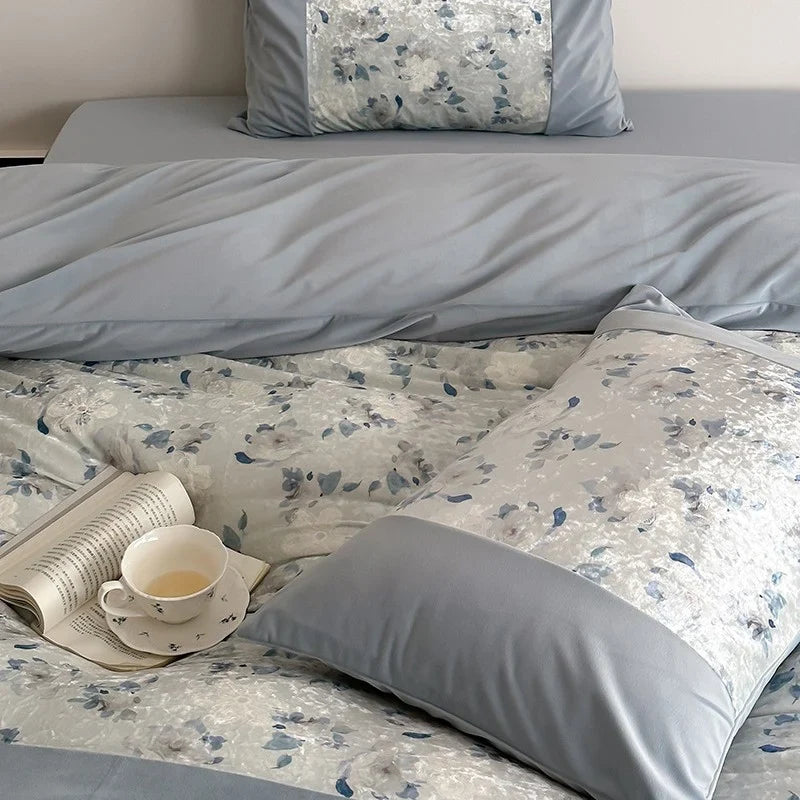 Bed Linen Set Fine Satin Jacquard Breathable & Wrinkle-Resistant