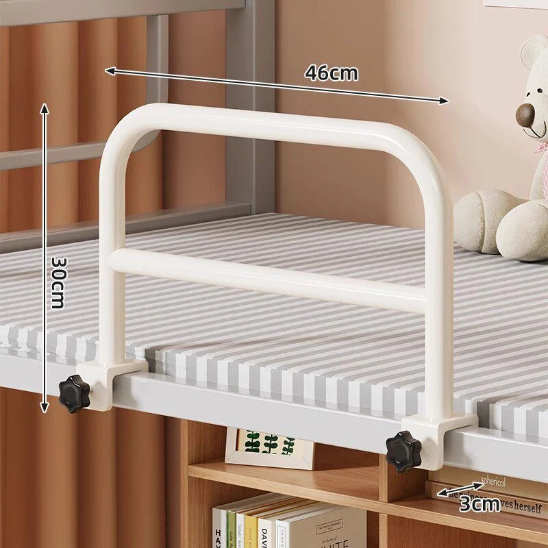 Bed Safety Rail Padded Clamp-Mounted No-Drill Installation
