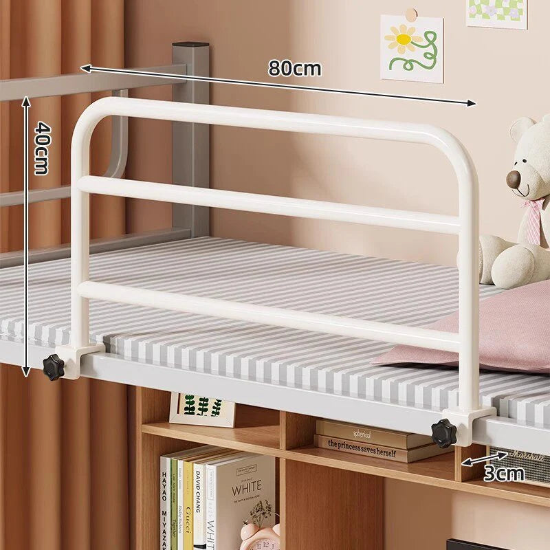 Bed Safety Rail Padded Clamp-Mounted No-Drill Installation