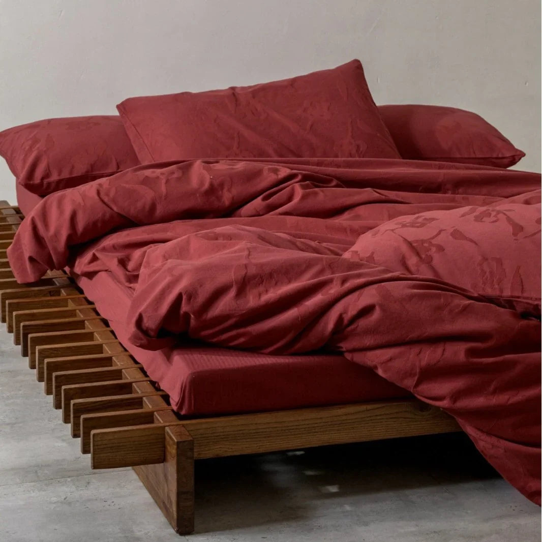 Bed Sheet Set Pure Cotton Jacquard Fade-Resistant