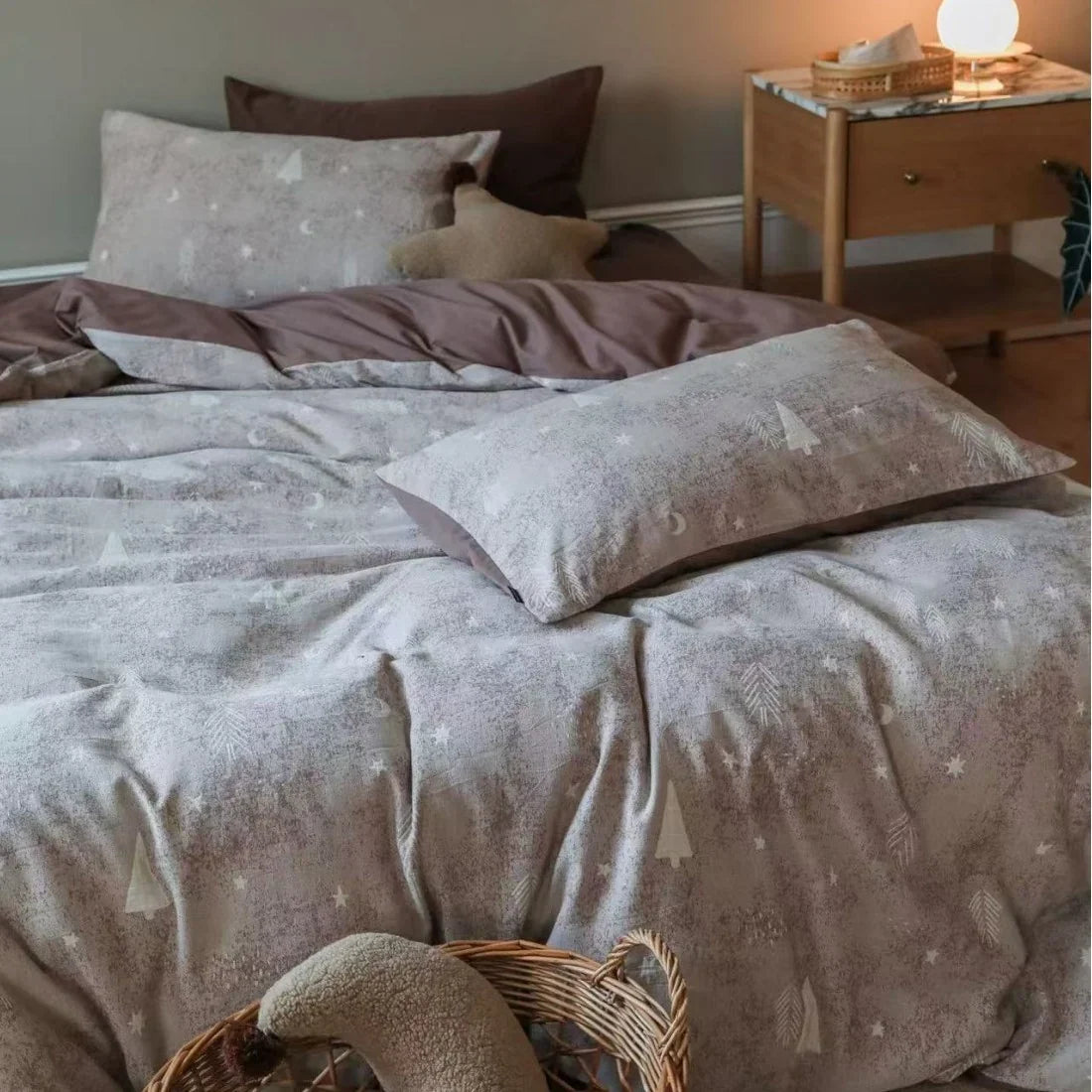 Bedding Set Breathable Cotton Jacquard Temperature-Regulating