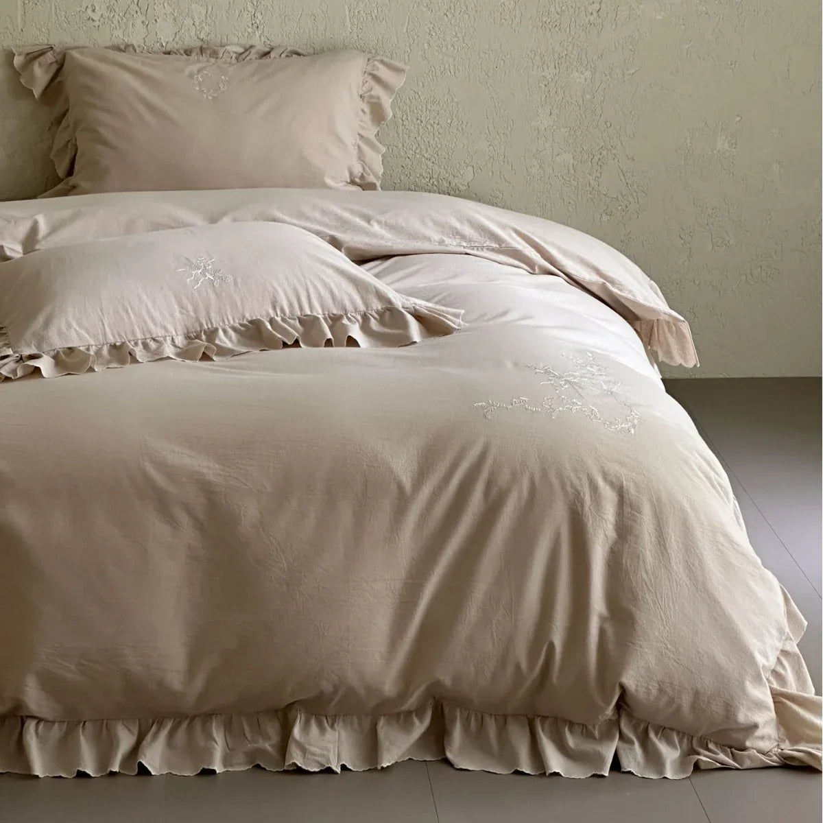Bedding Set Breathable Cotton Satin Hotel Closure