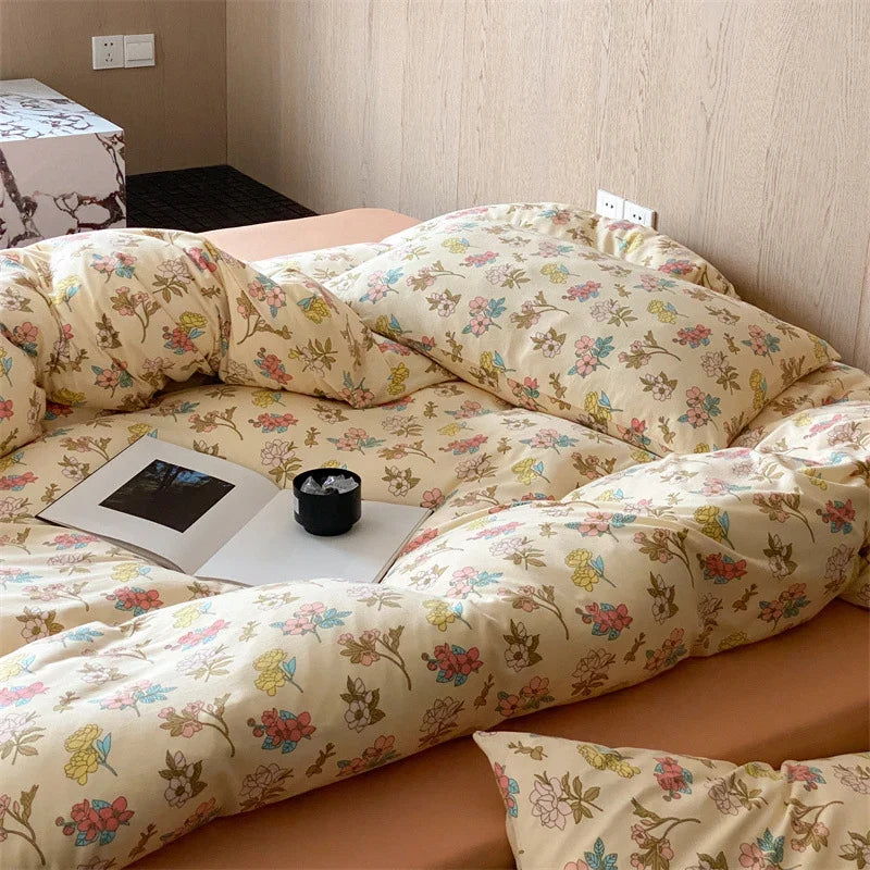 Bedding Set Cotton Breathable & Temperature-Regulating
