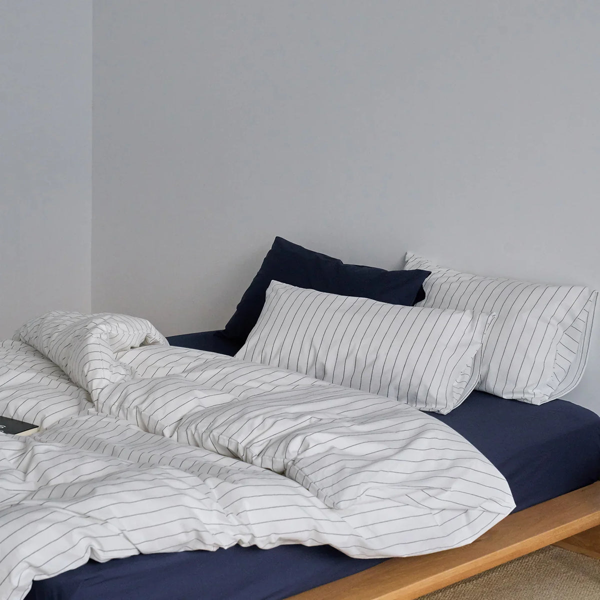Bedding Set Cotton Linen Breathable Concealed Zipper