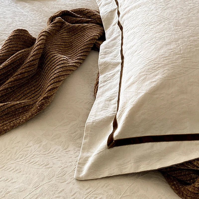 Bedding Set Cotton-Linen Breathable Hotel Closure