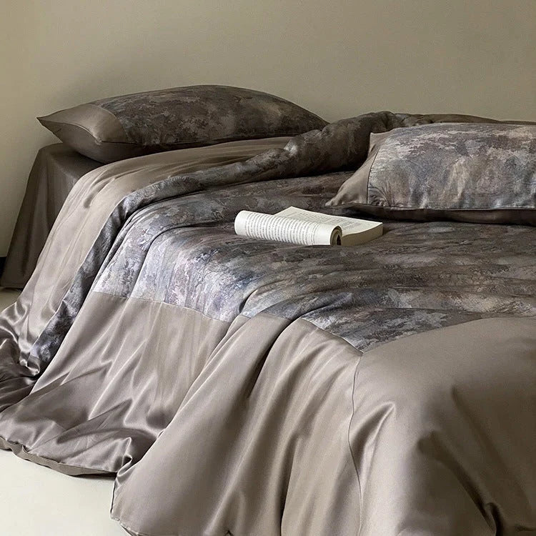 Bedding Set Fine Cotton Satin Breathable Set of 4