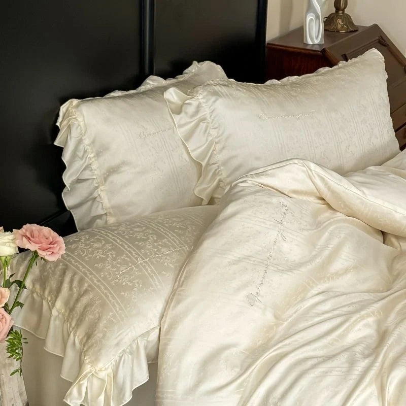 Bedding Set Jacquard Satin Temperature-Regulating