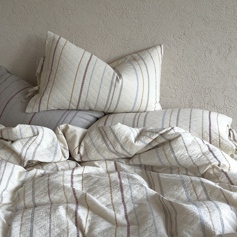 Bedding Set Linen & Cotton Reversible Temperature-Regulating