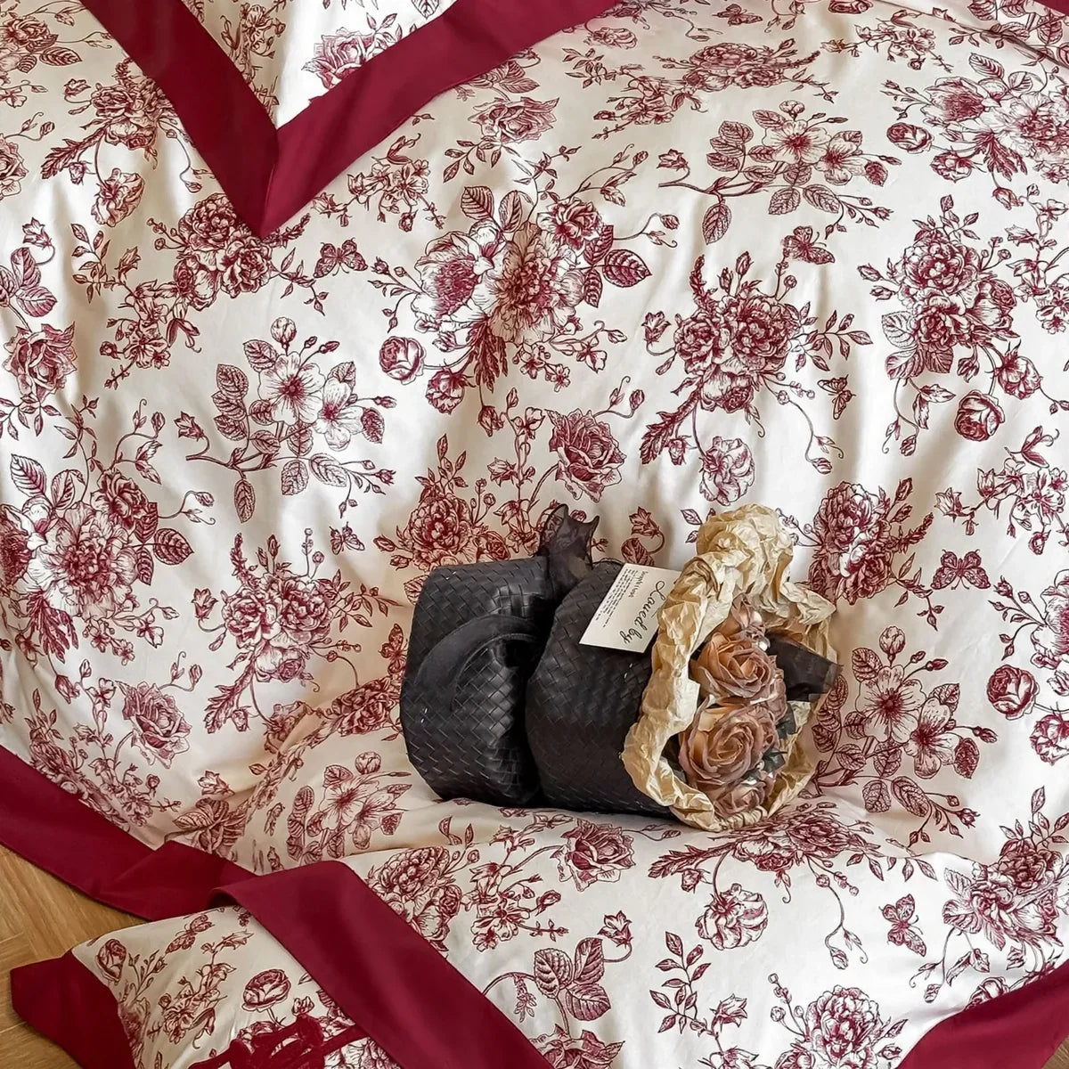 Bedding Set Long Staple Cotton Embroidered 4 Piece