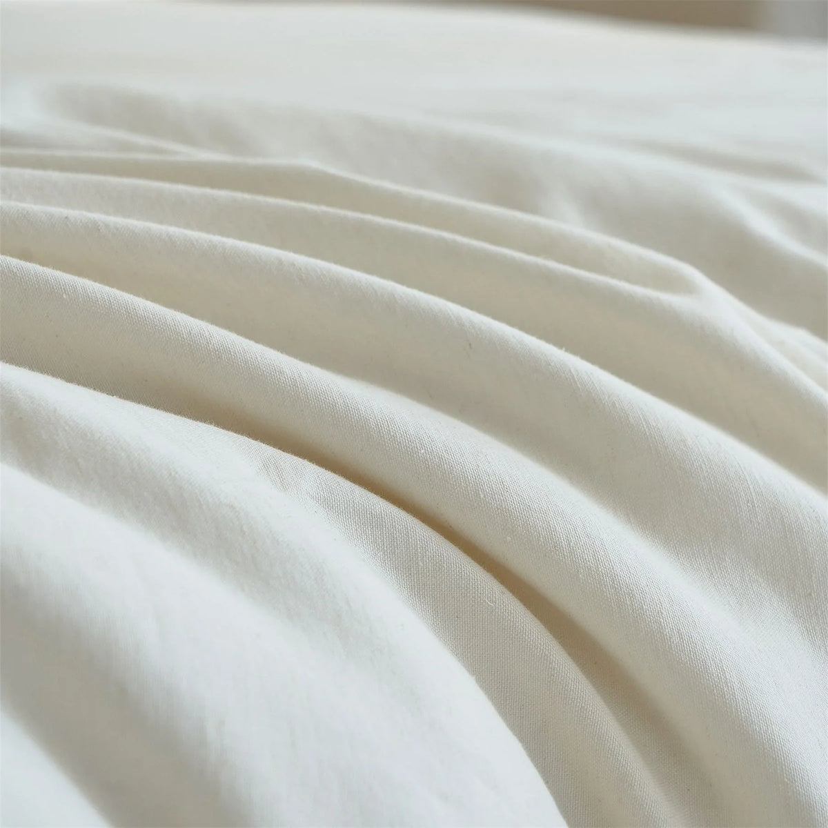 Bedding Set Organic Cotton-Linen Hand-Embroidered 4-Piece