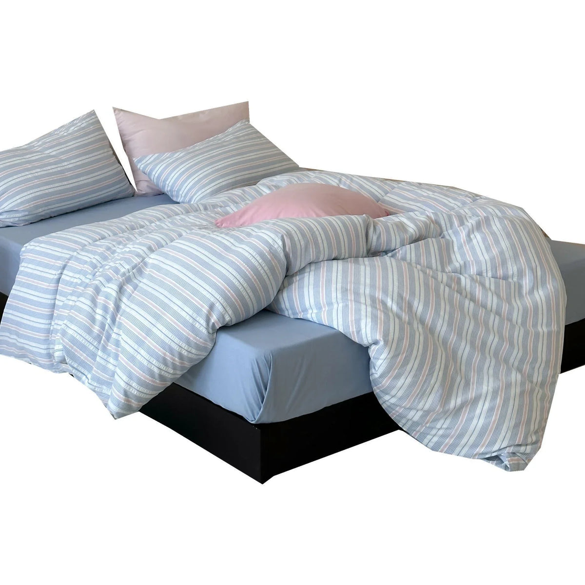 Bedding Set Waffle Cotton Temperature-Regulating Duvet Cover & Pillowcases