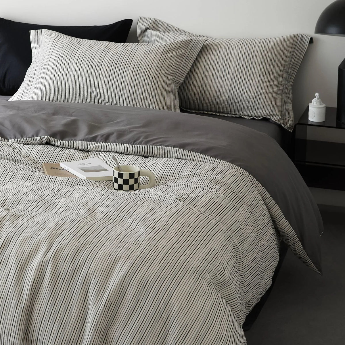 Bedding Set Yarn-Dyed Cotton Breathable & Colorfast 4-Piece