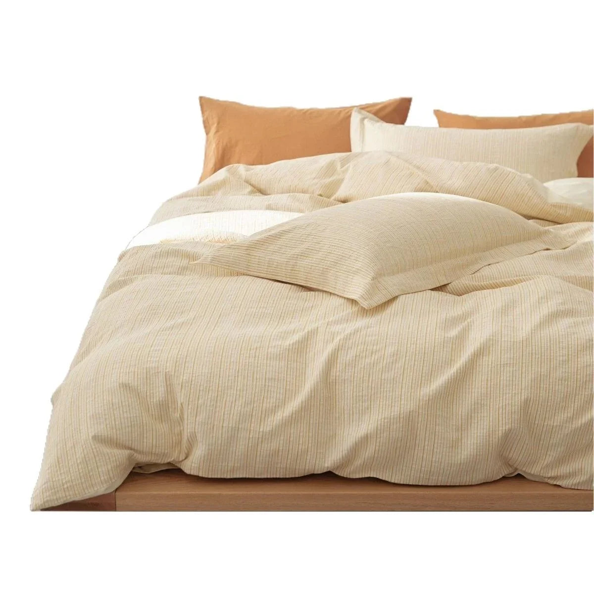 Bedding Set Yarn-Dyed Cotton Breathable & Colorfast 4-Piece