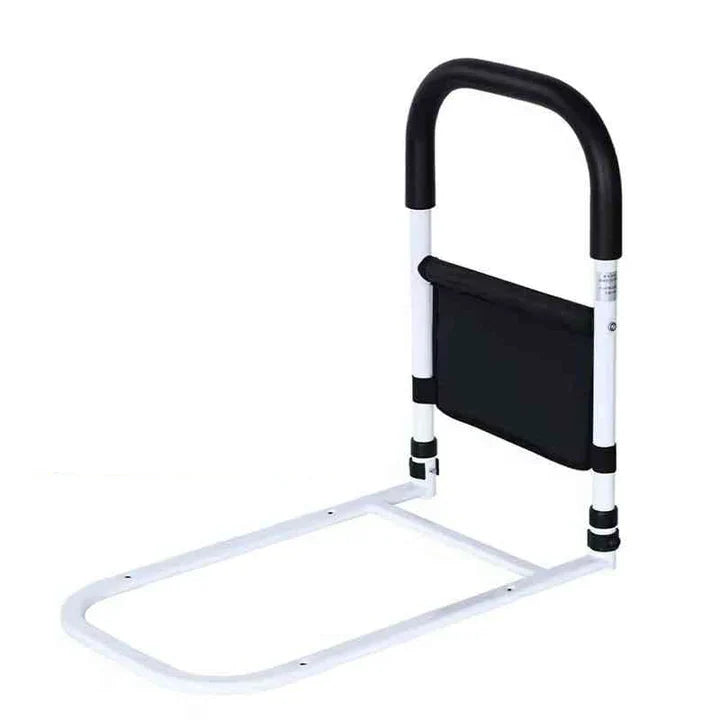 Bedside Assist Rail Reinforced Steel Padded Grip Tool-Free Installation