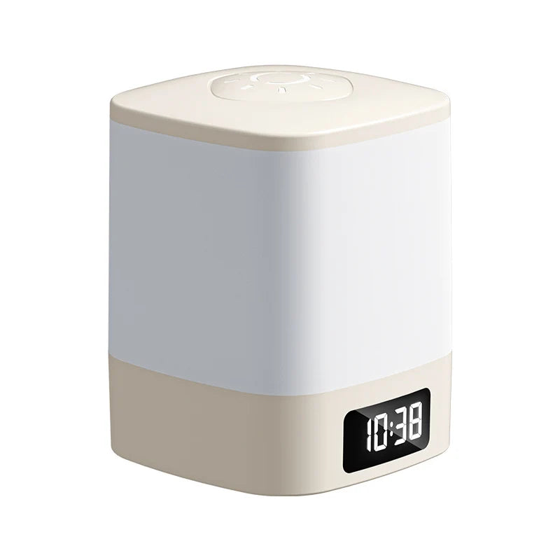 Bedside Lamp Clock Display Touch Dimmable Light