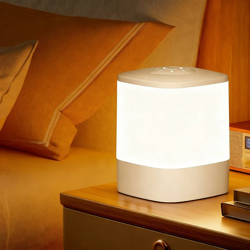 Bedside Lamp Clock Display Touch Dimmable Light
