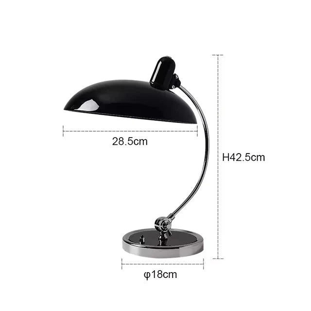 Bedside Table Lamp Single-Curve Arc Weighted Base