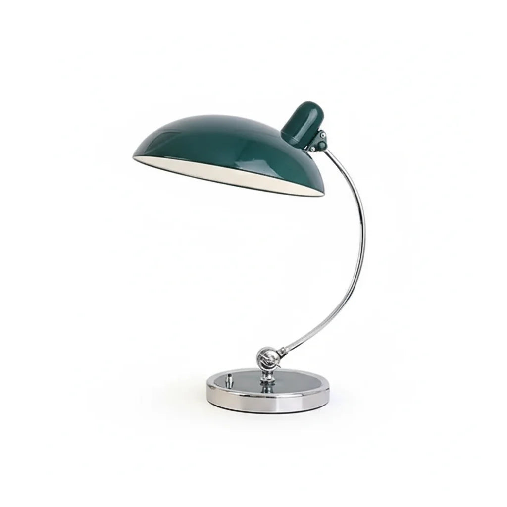 Bedside Table Lamp Single-Curve Arc Weighted Base