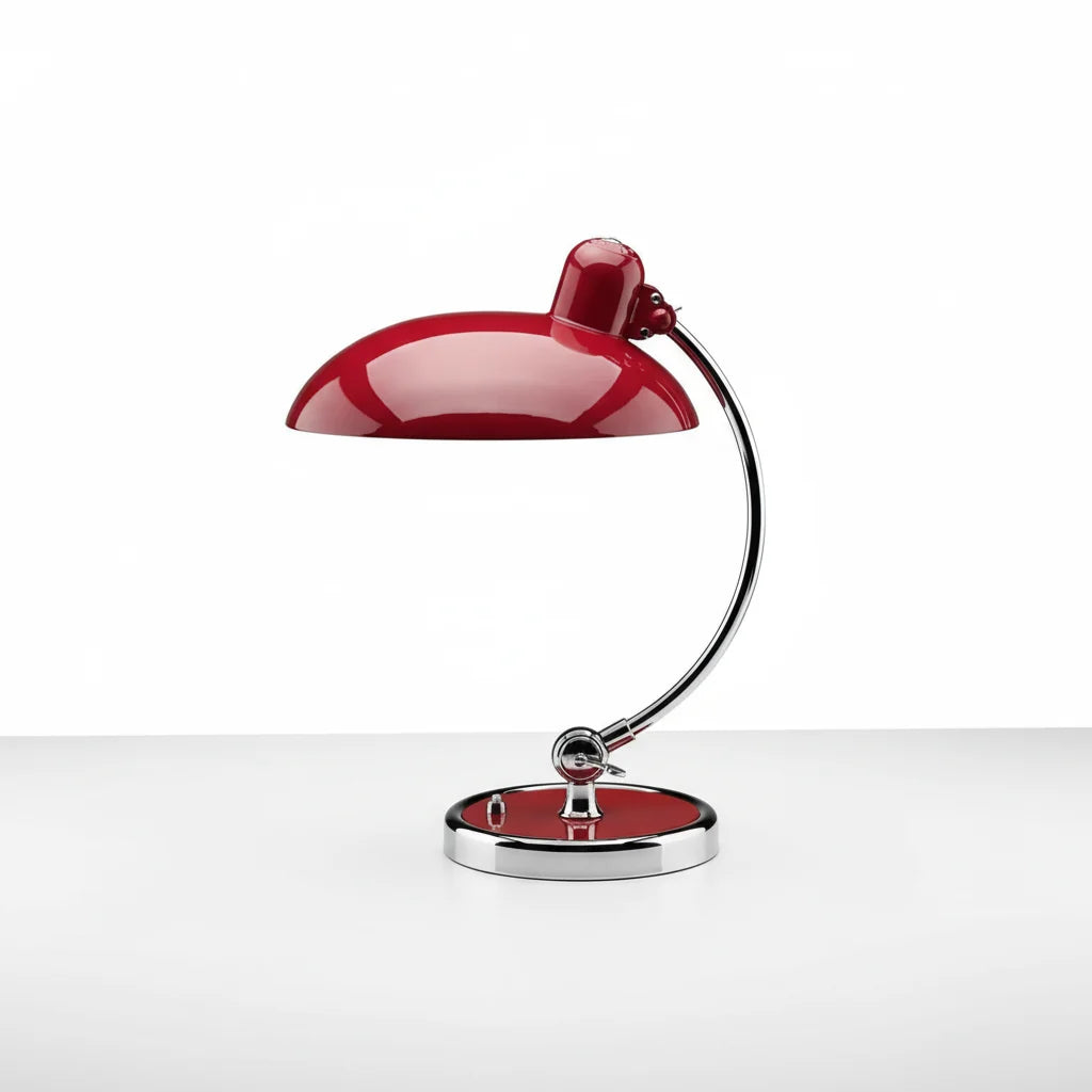 Bedside Table Lamp Single-Curve Arc Weighted Base