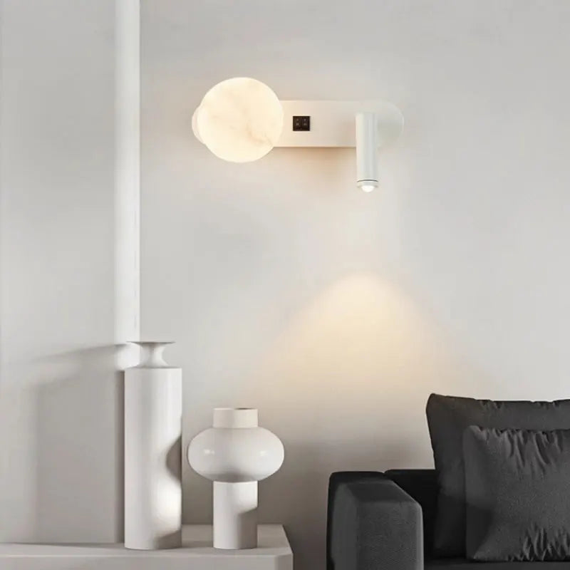 Bedside Wall Light Dual LED Independent Ambient & Reading