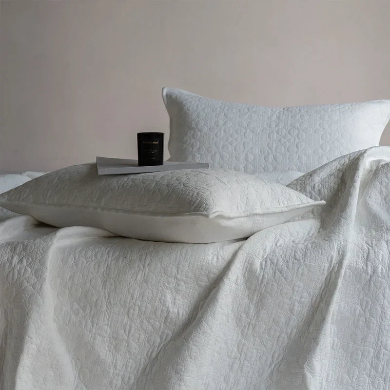 Bedspread Set 100% Cotton Breathable Full Coverage