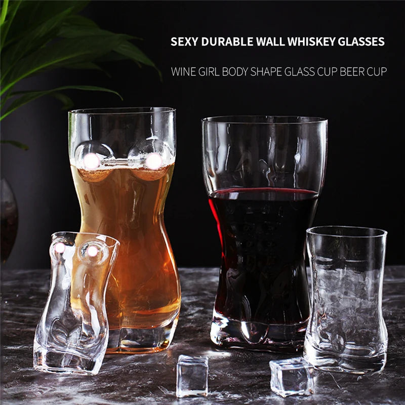 Beer Glass Mug Lead-Free Thick Base 13.5 Oz