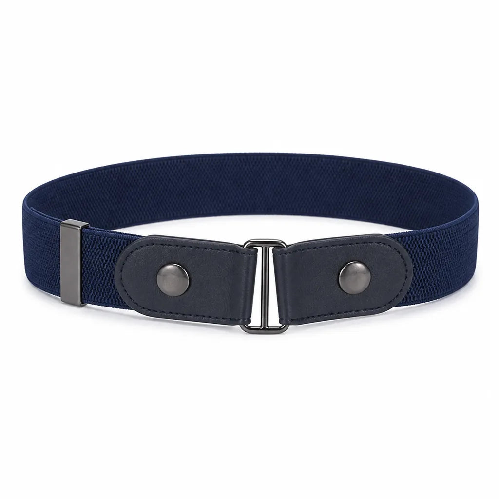 Belt Buckle-Free Elastic Knit Breathable