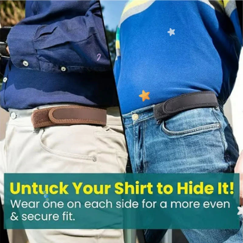 Belt Buckleless Adjustable Set of 2