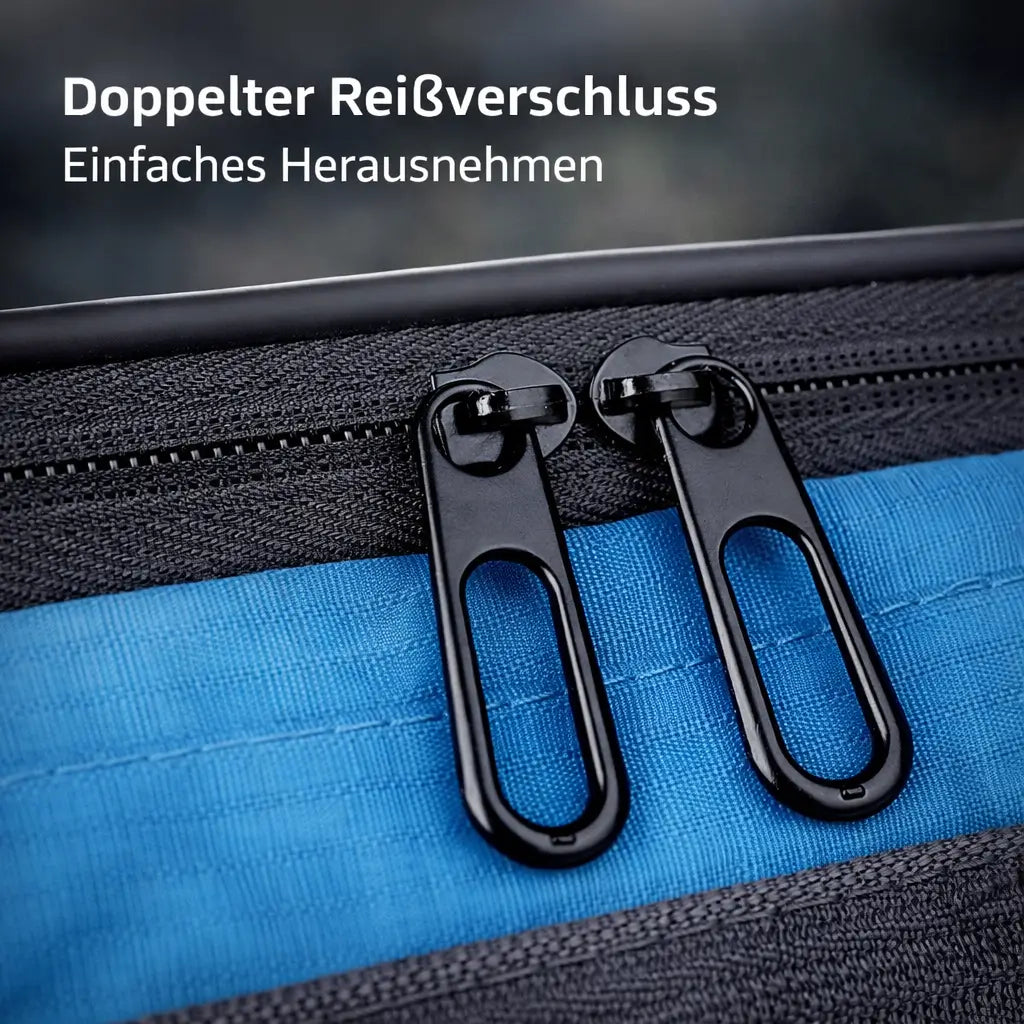 Bicycle Handlebar Bag Touchscreen Phone Holder Moisture-Protective Storage
