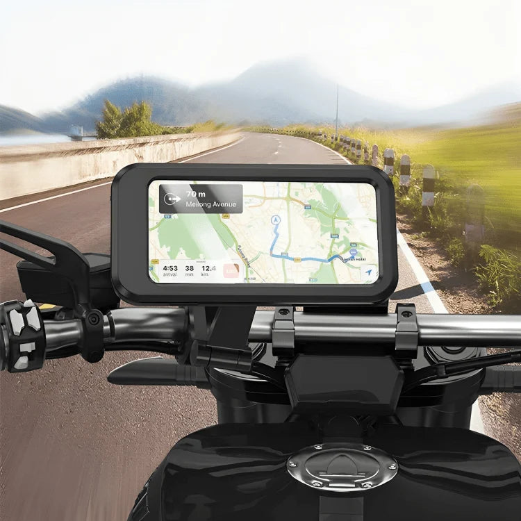 Bicycle Phone Holder Waterproof Clear Touchscreen Window Fits 5.5–6.8 Inch Smartphones
