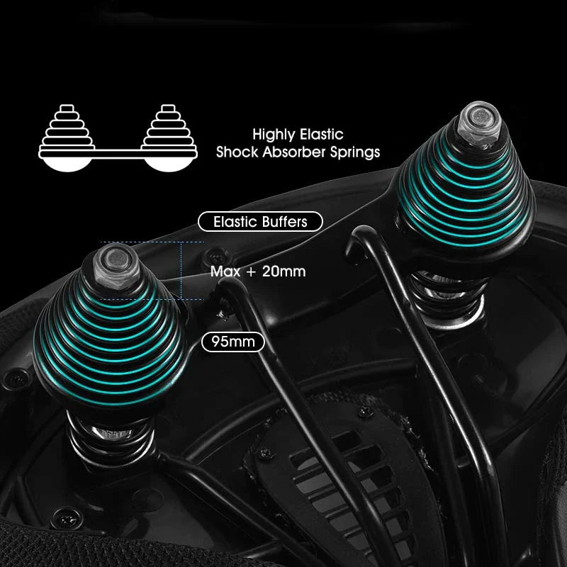 Bicycle Saddle Ergonomic Wide Weather Resistant