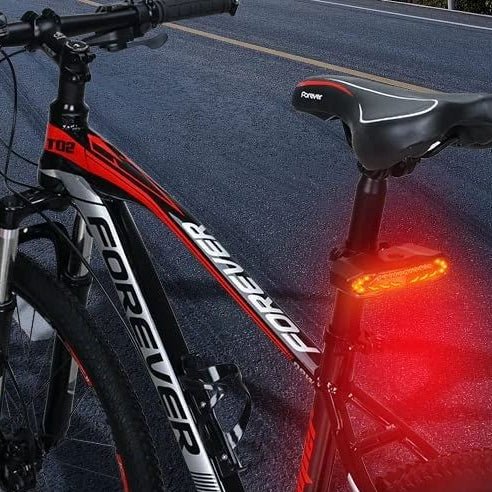 Bicycle Taillight Integrated Theft Alarm USB Rechargeable IP65 Waterproof