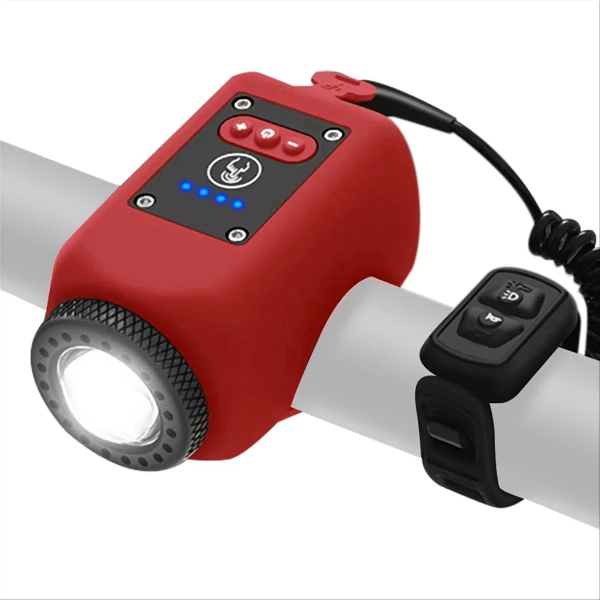 Bike Horn & Light Loud Multi-Tone Rechargeable